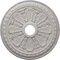 Ekena Millwork Bristol Ceiling Medallion (Fits Canopies up to 3 7/8"), 23 1/2"OD x 3 7/8"ID x 1"P, Ultra Pure White CM23BIUWF - alternate 1